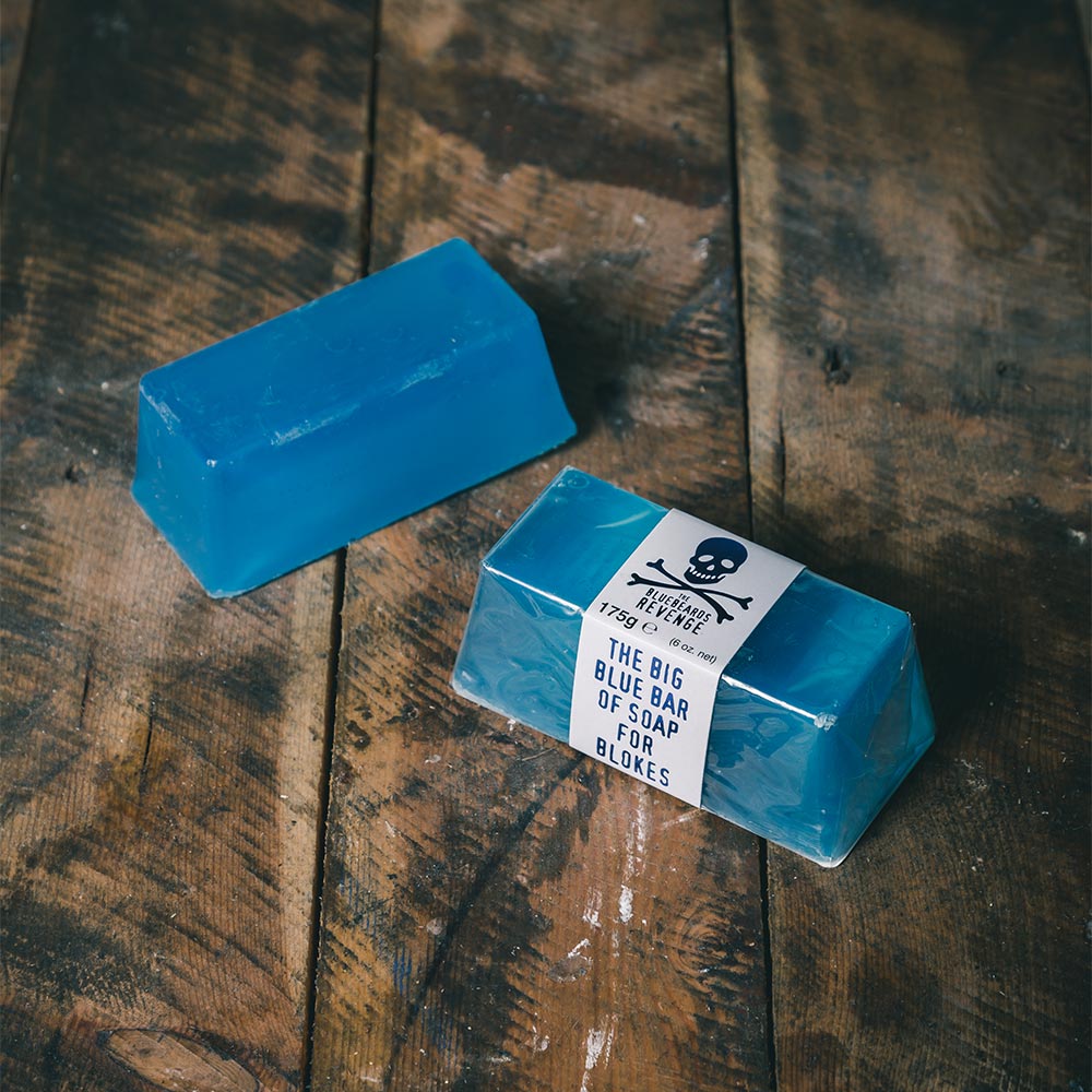 The Bluebeards Revenge Big Bar Of Blue Soap Duo - Hand Soap Men's Grooming